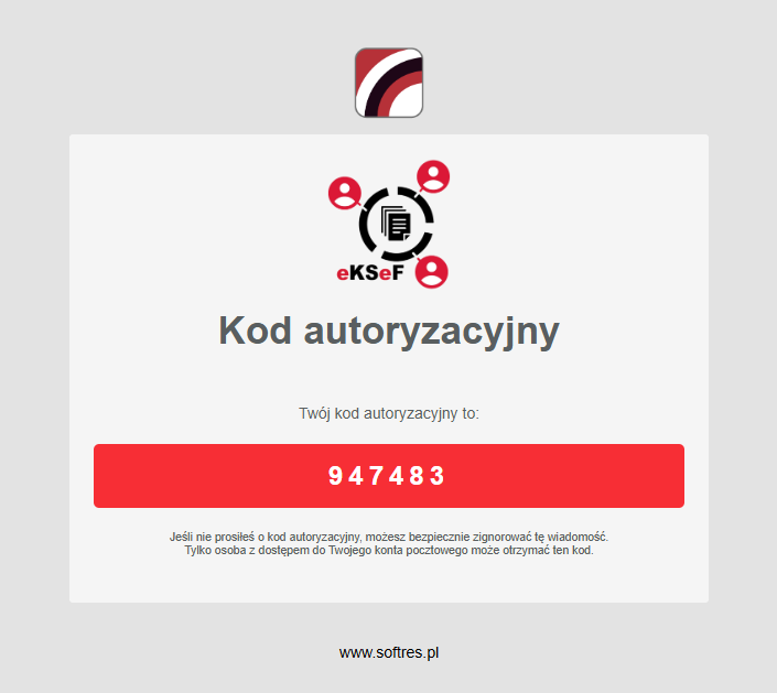 Kod weryfikacyjny e-mail
