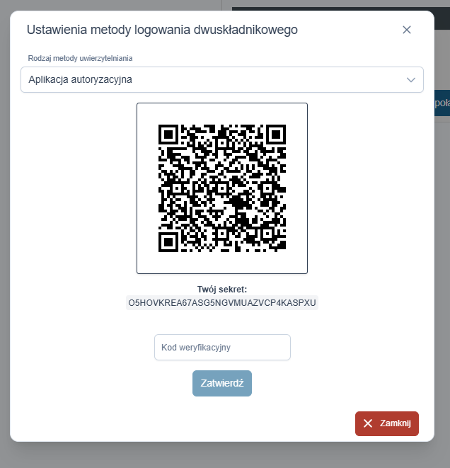 Kod QR do skanowania