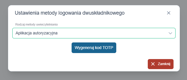 Wybór metody aplikacji